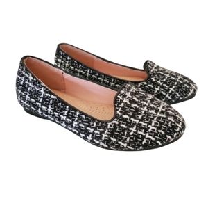 Anneliese Slip On Flats Fabric Weave Material 11